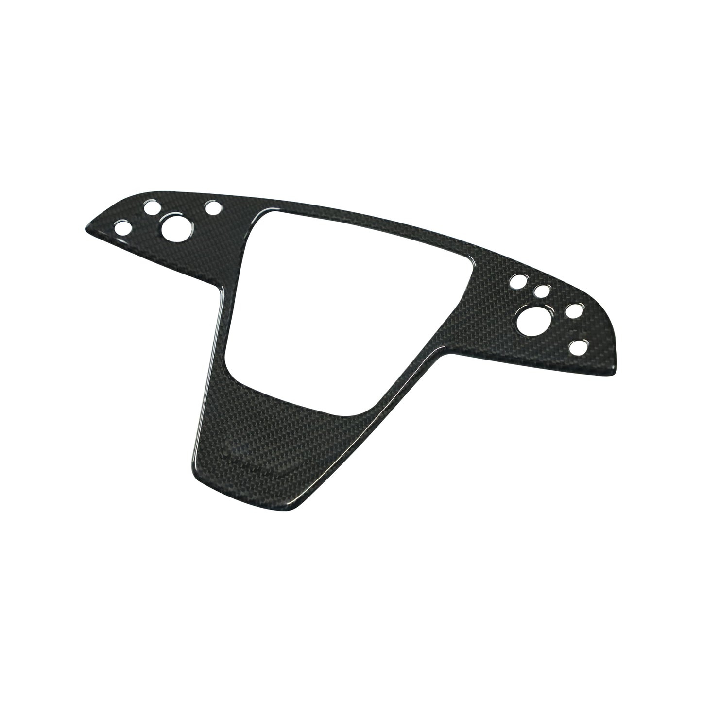 Tesla Model S - Insert de volant en fibre de carbone dry