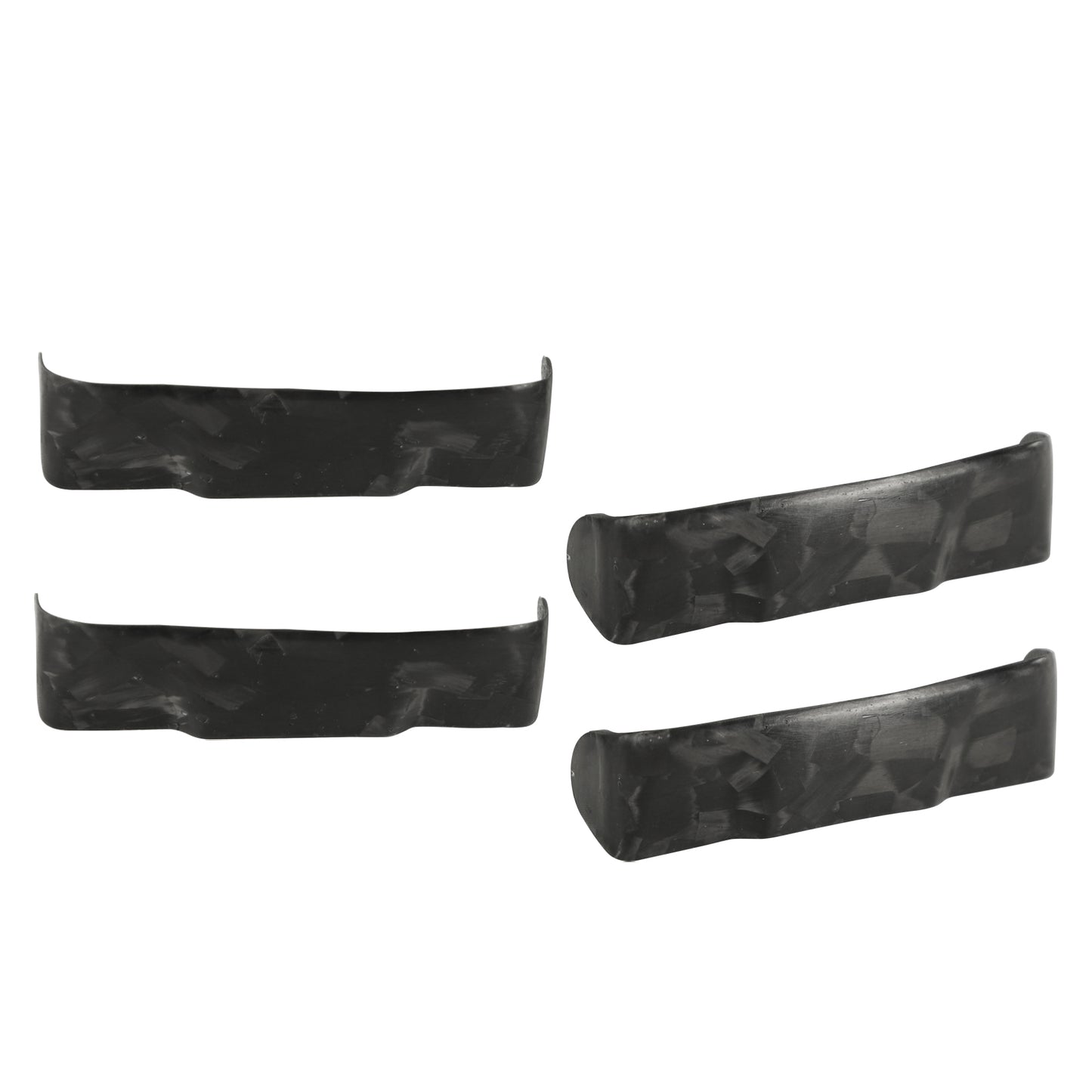 TESLA Model 3/Y - Inserts de boucles de ceintures en fibre de carbone dry