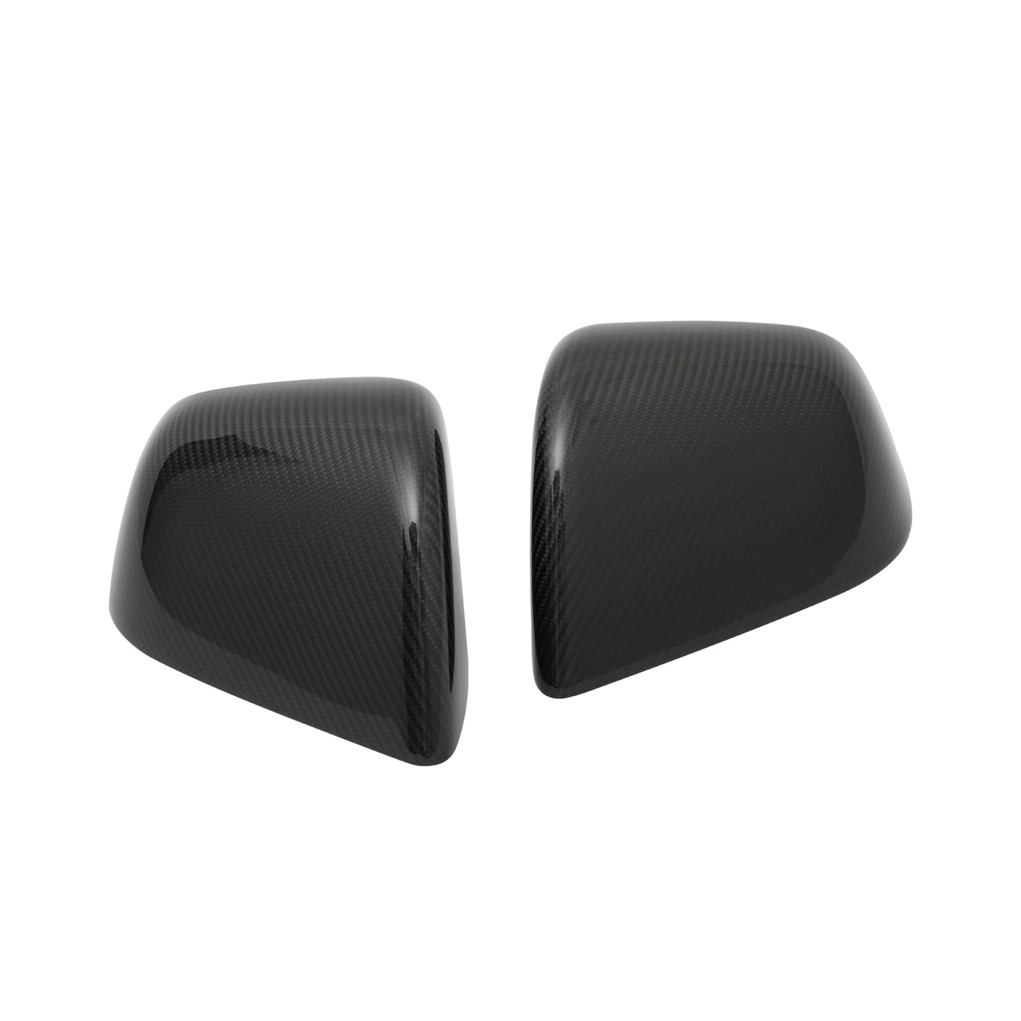 TESLA Model 3 - Coques de rétroviseurs en fibre de carbone dry