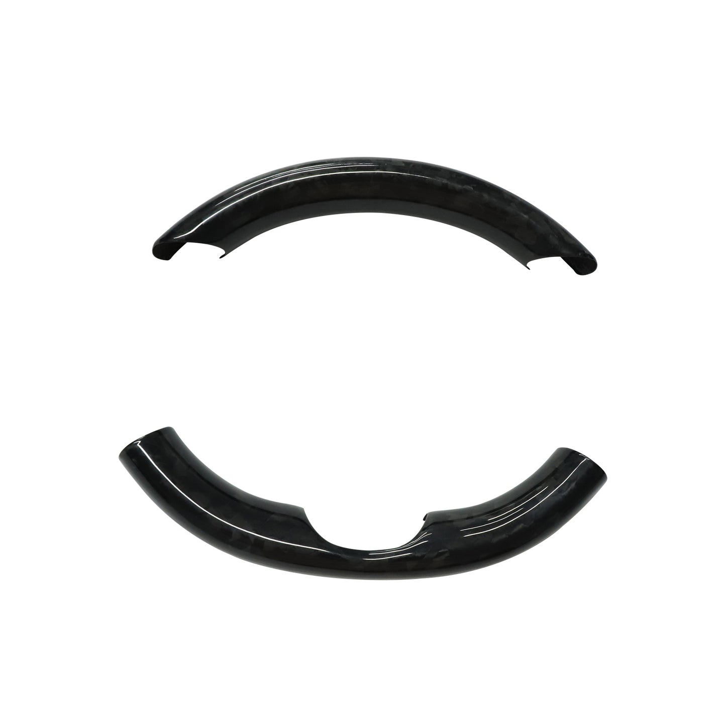 TESLA Model 3 - Inserts volant en fibre de carbone dry