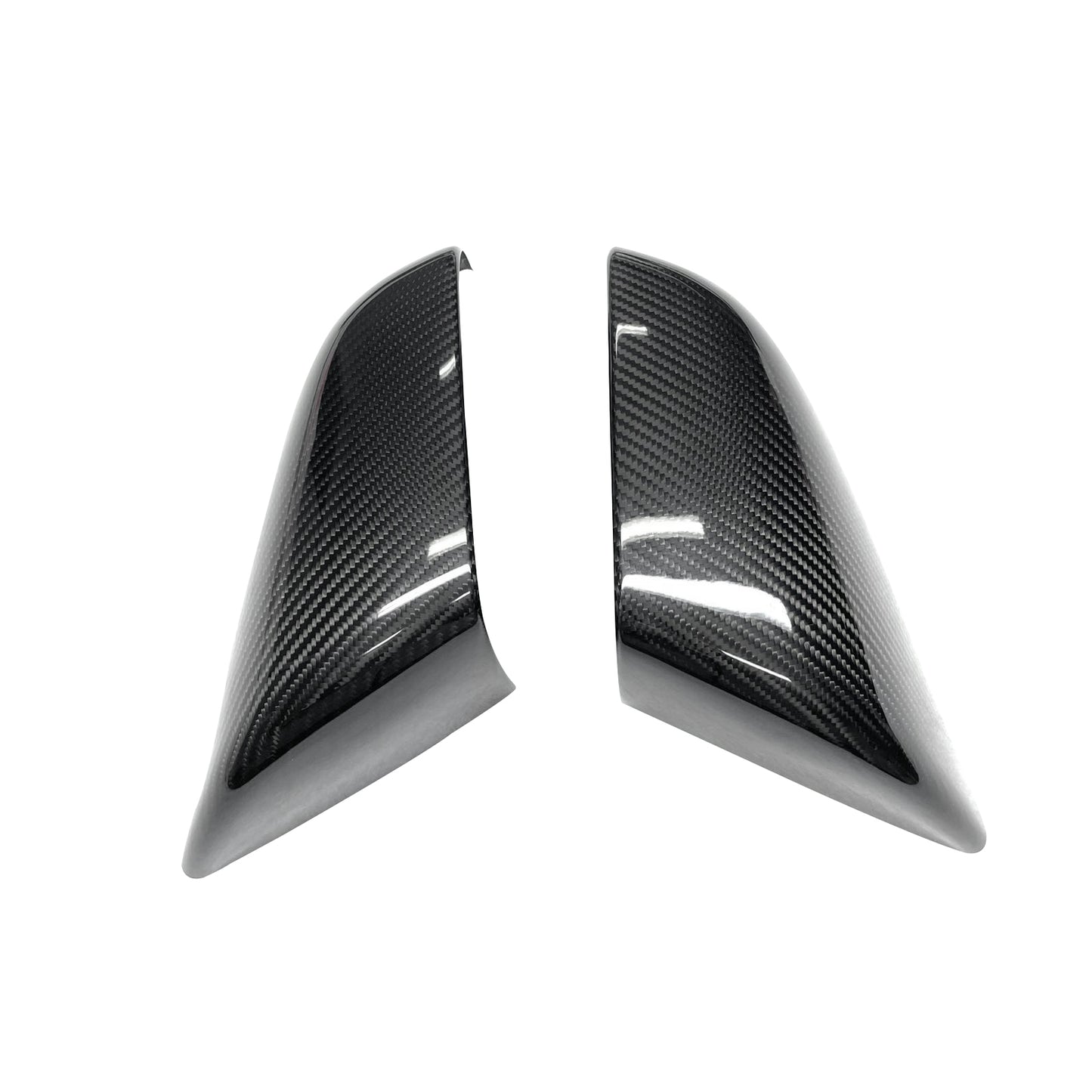 Tesla Model S - Coques de rétroviseurs en fibre de carbone dry