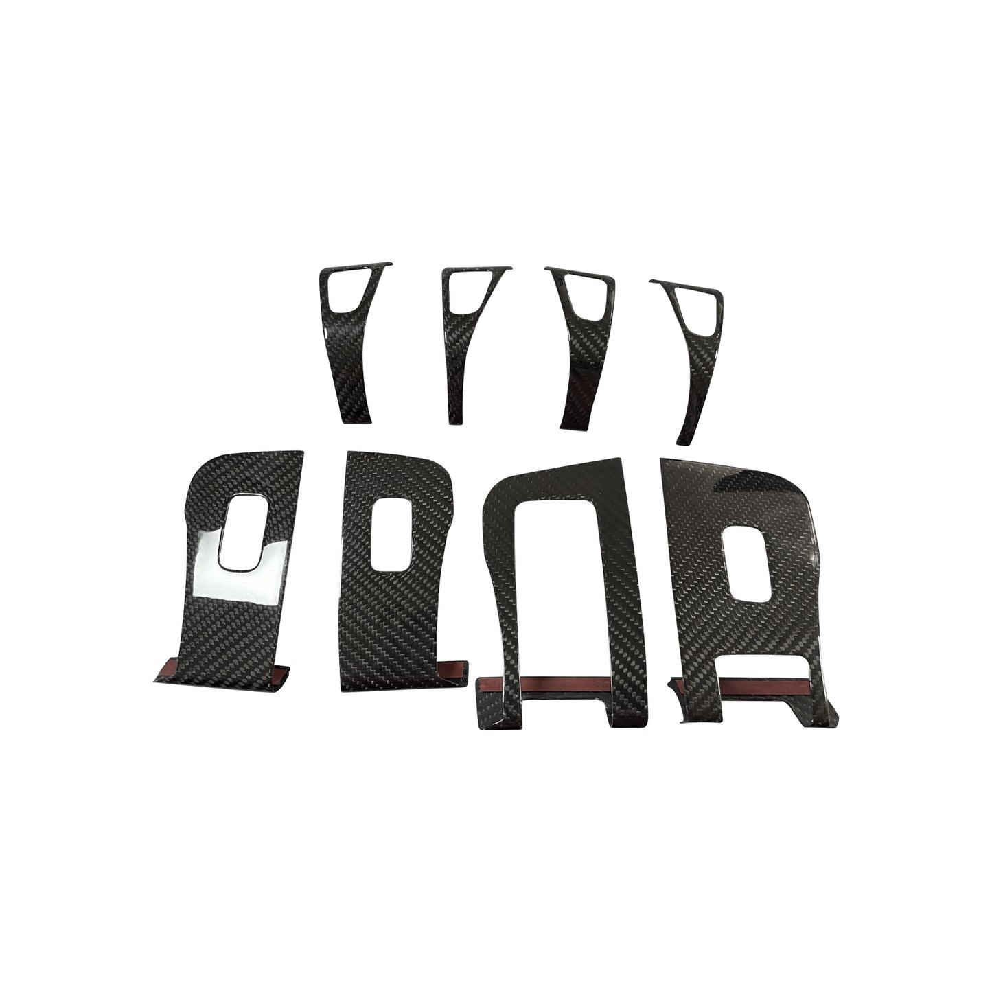 TESLA Model Y - Inserts de portières en fibre de carbone dry