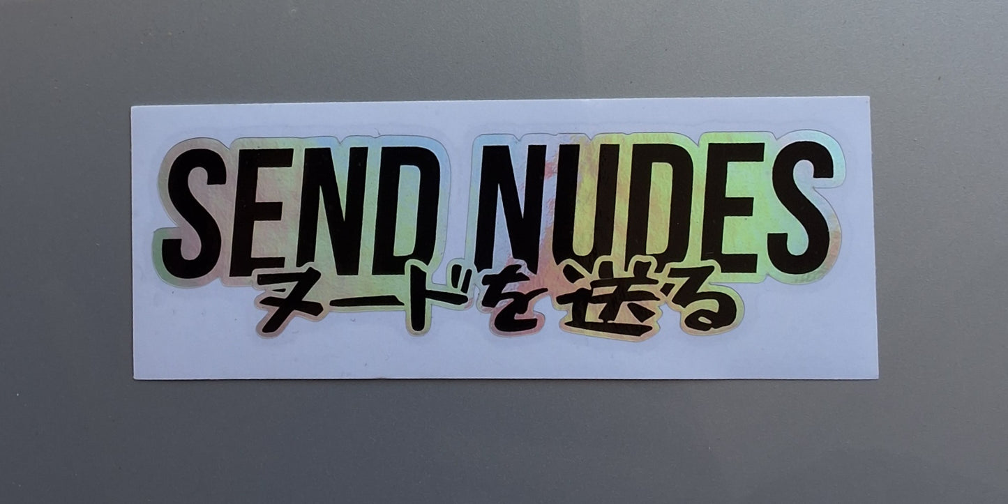 SEND NUDES EN/JP - Sticker