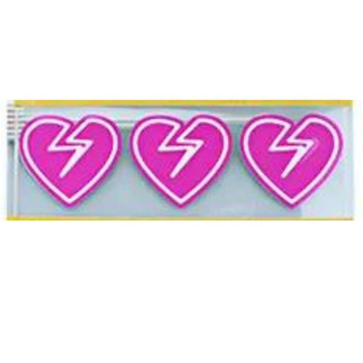 3 cœurs - Sticker lumineux animé