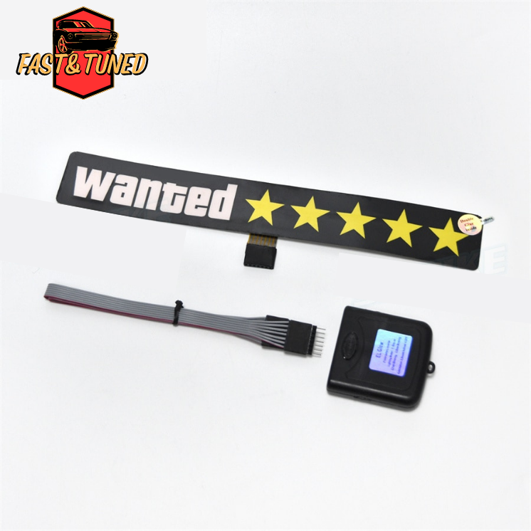 Wanted étoiles jaunes - Sticker lumineux