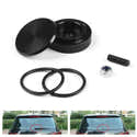 Kit Suppression Essuie-glace Arrière En Alliage Aluminium Noir - Pour Honda CRX, Acura Integra, RSX (2001-2006) - 6