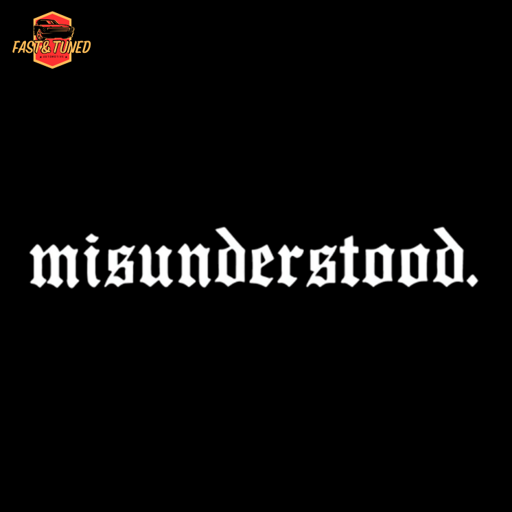MISUNDERSTOOD. - Sticker