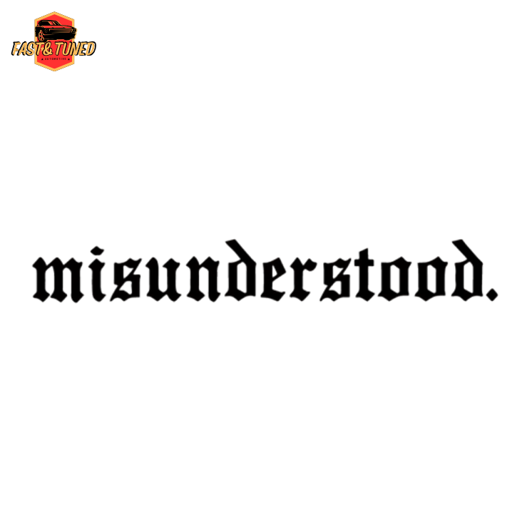 MISUNDERSTOOD. - Sticker