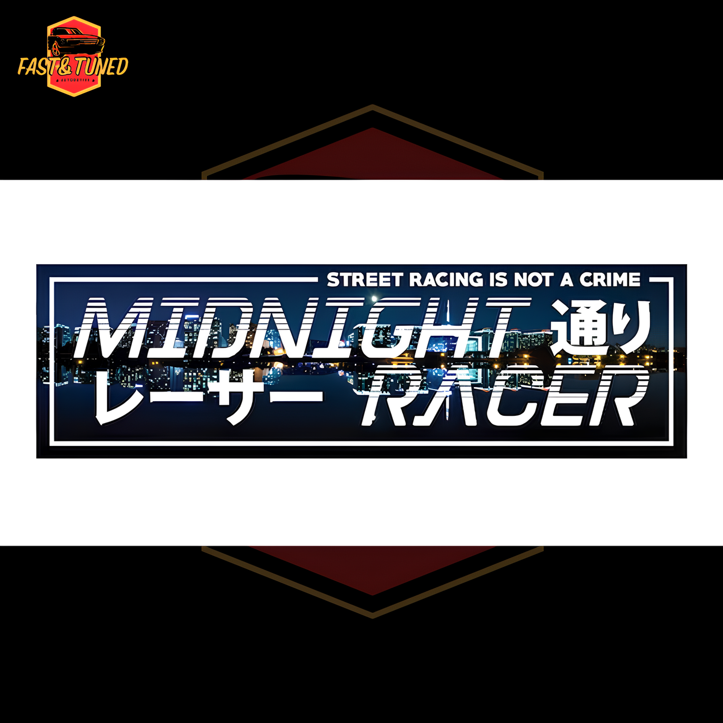 MIDNIGHT RACER - Sticker