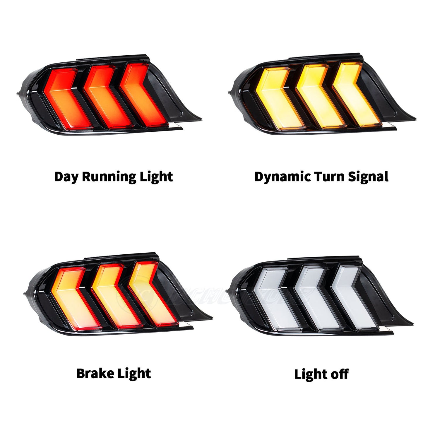 FORD MUSTANG ’15-'23 - Feux Arrière a LED ”street X”