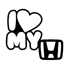 I LOVE MY CIVIC - Collection de Stickers