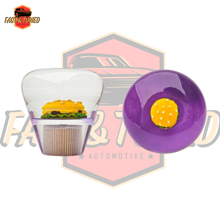 Pommeau cheeseburger pour voiture