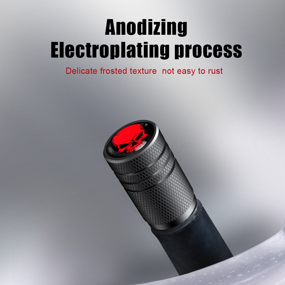 SKULLS - Bouchons de valves personnalisés