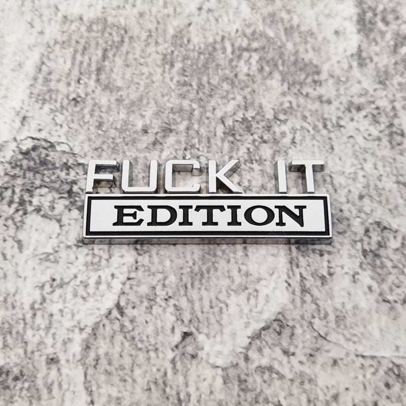 F*CK IT EDITION - Logo