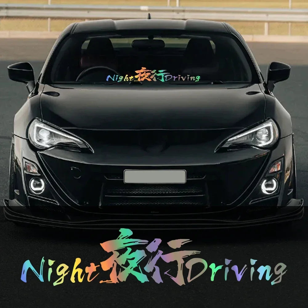 Night Driving - Sticker