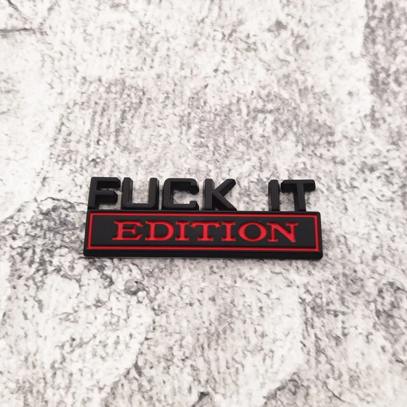 F*CK IT EDITION - Logo