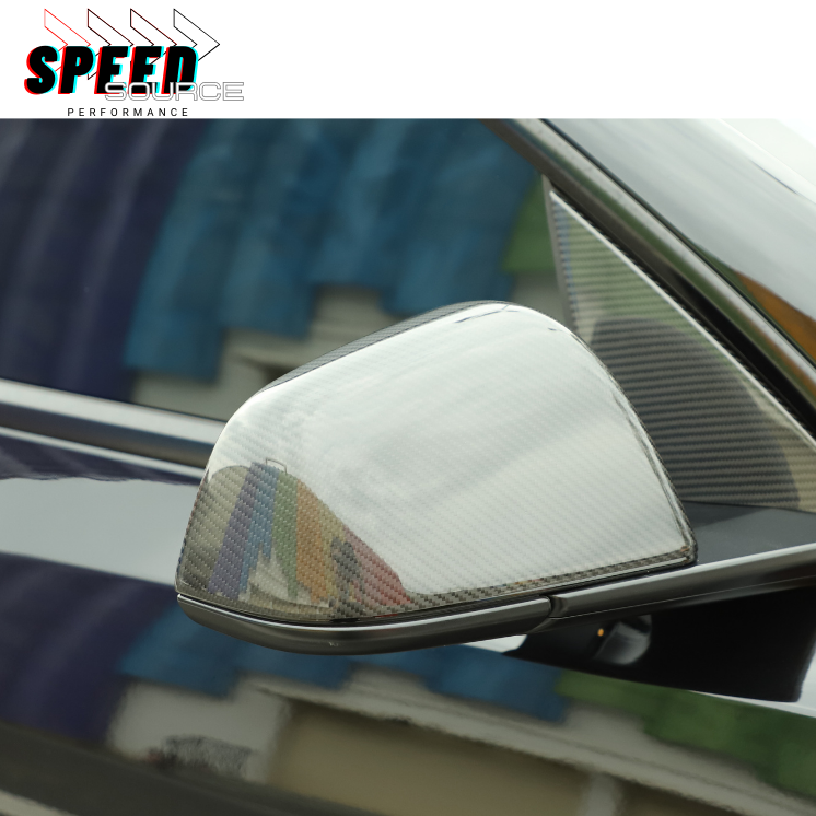 TESLA Model 3 - Coques de rétroviseurs en fibre de carbone dry