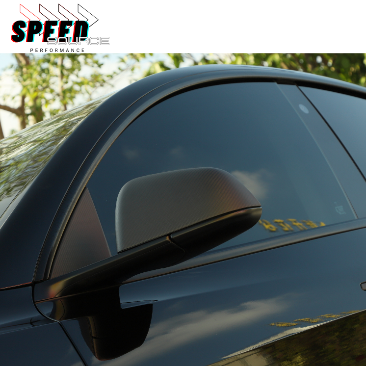 TESLA Model 3 - Coques de rétroviseurs en fibre de carbone dry