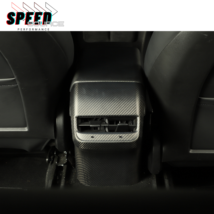 TESLA Model Y - Garniture d'aération arrière en fibre de carbone dry