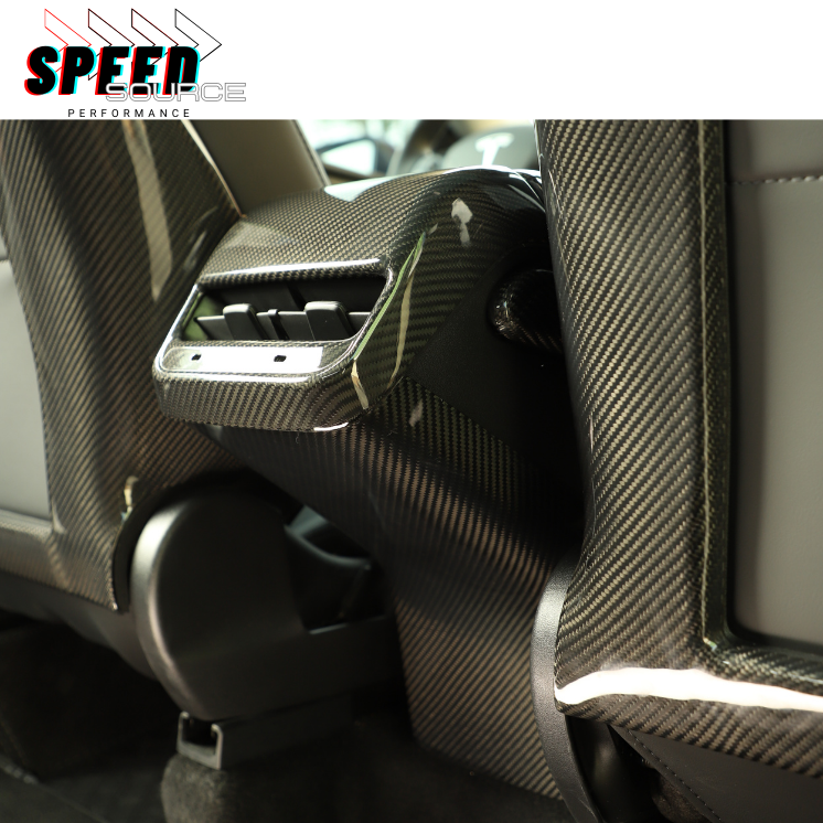 TESLA Model 3 - Tape pied arrière en fibre de carbone dry