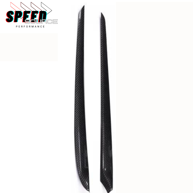 TESLA MODEL 3 - Garnitures de porte en fibre de carbone dry