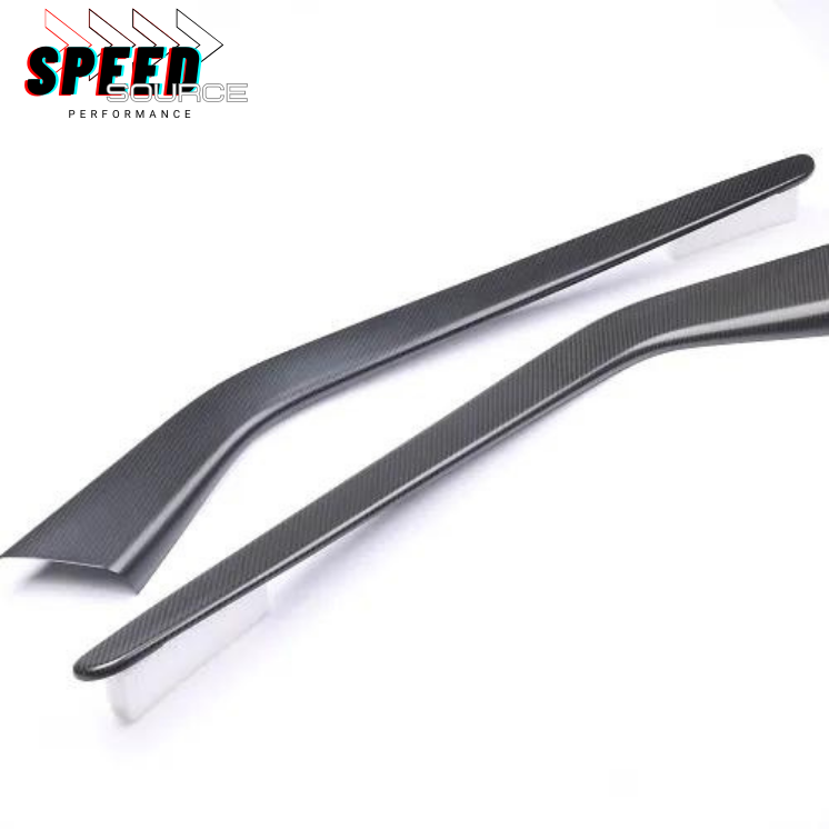 TESLA MODEL 3/Y - Garniture de contour de console centrale en fibre de carbone dry