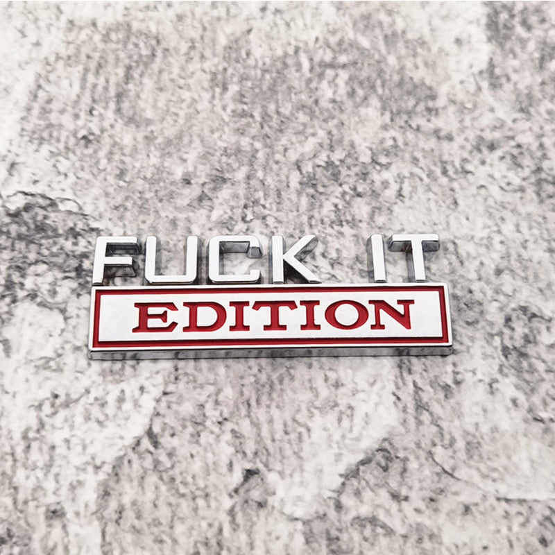 F*CK IT EDITION - Logo