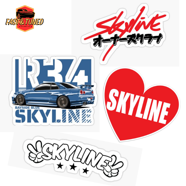 NISSAN SKYLINE - Collection de Stickers