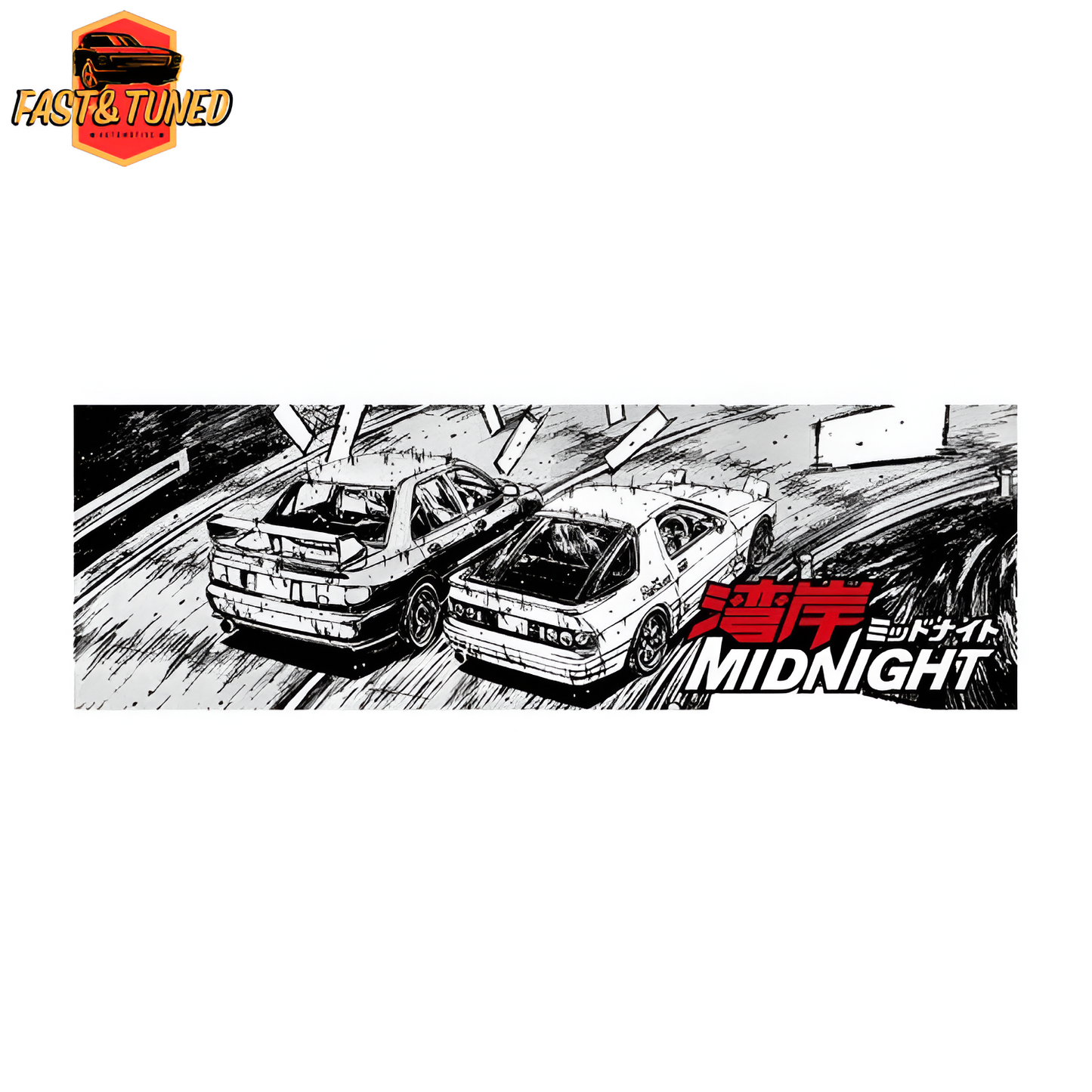 Sticker pour voiture JDM style animé