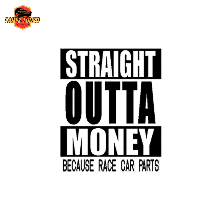 Autocollant argent tuning