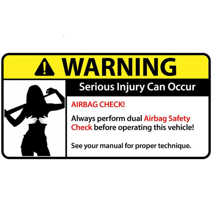 WARNING - Collection de Stickers comiques