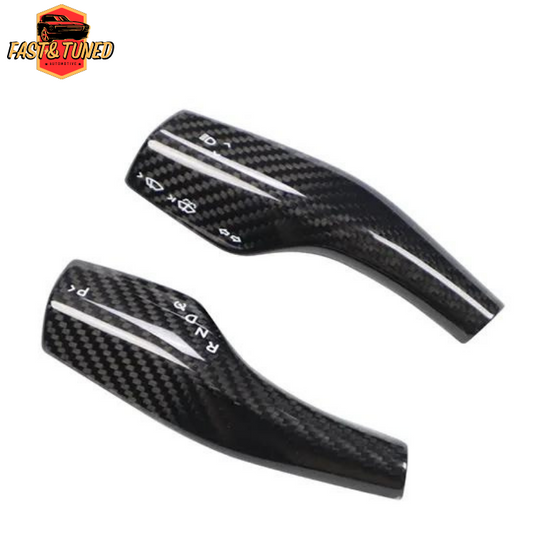 TESLA MODEL 3/Y - Cover de commodo en fibre de carbone dry