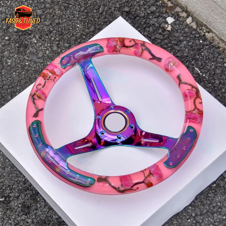 achat Volant 3 branches JDM sakura rose