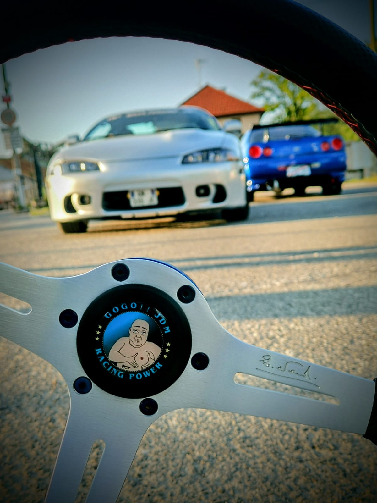 GOGO JDM - Bouton de klaxon