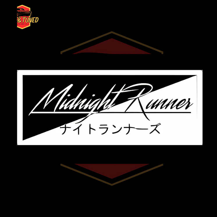 sticker course nocturne jdm