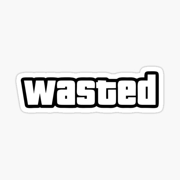 achat sticker GTA wasted