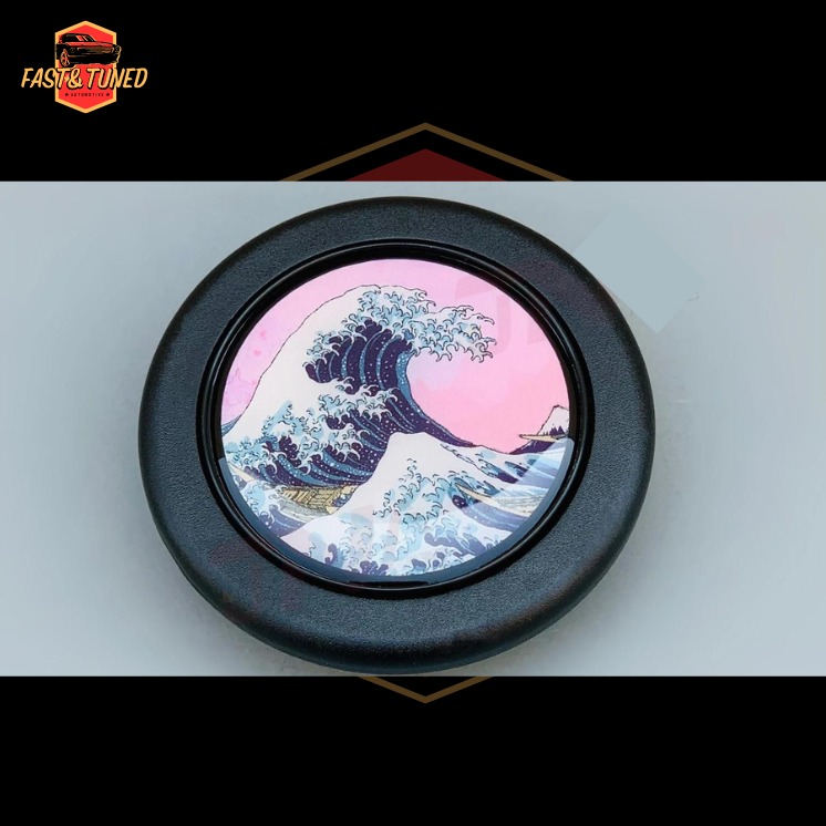 VAGUE DE KANAGAWA - Collection de bouton de klaxon