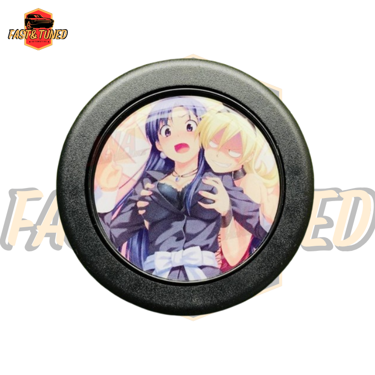 filles japonaise bouton de klaxon pour volant sport