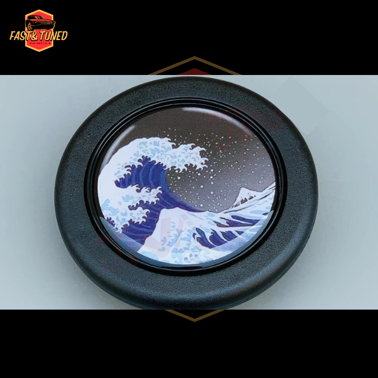VAGUE DE KANAGAWA - Collection de bouton de klaxon