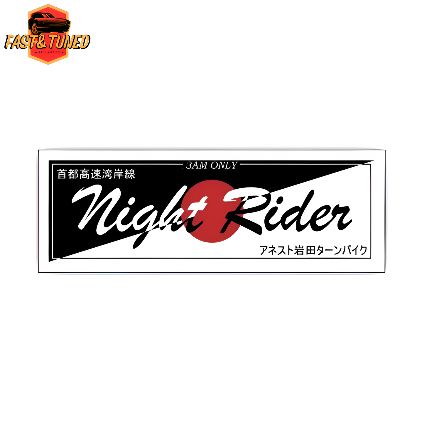 NIGHT RIDER - Sticker