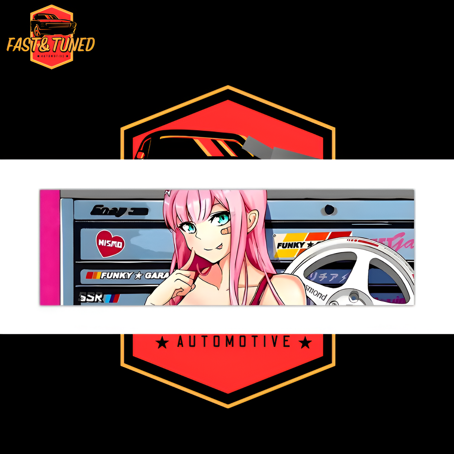 CARS AND GIRLS ANIMÉ - Collection de Stickers