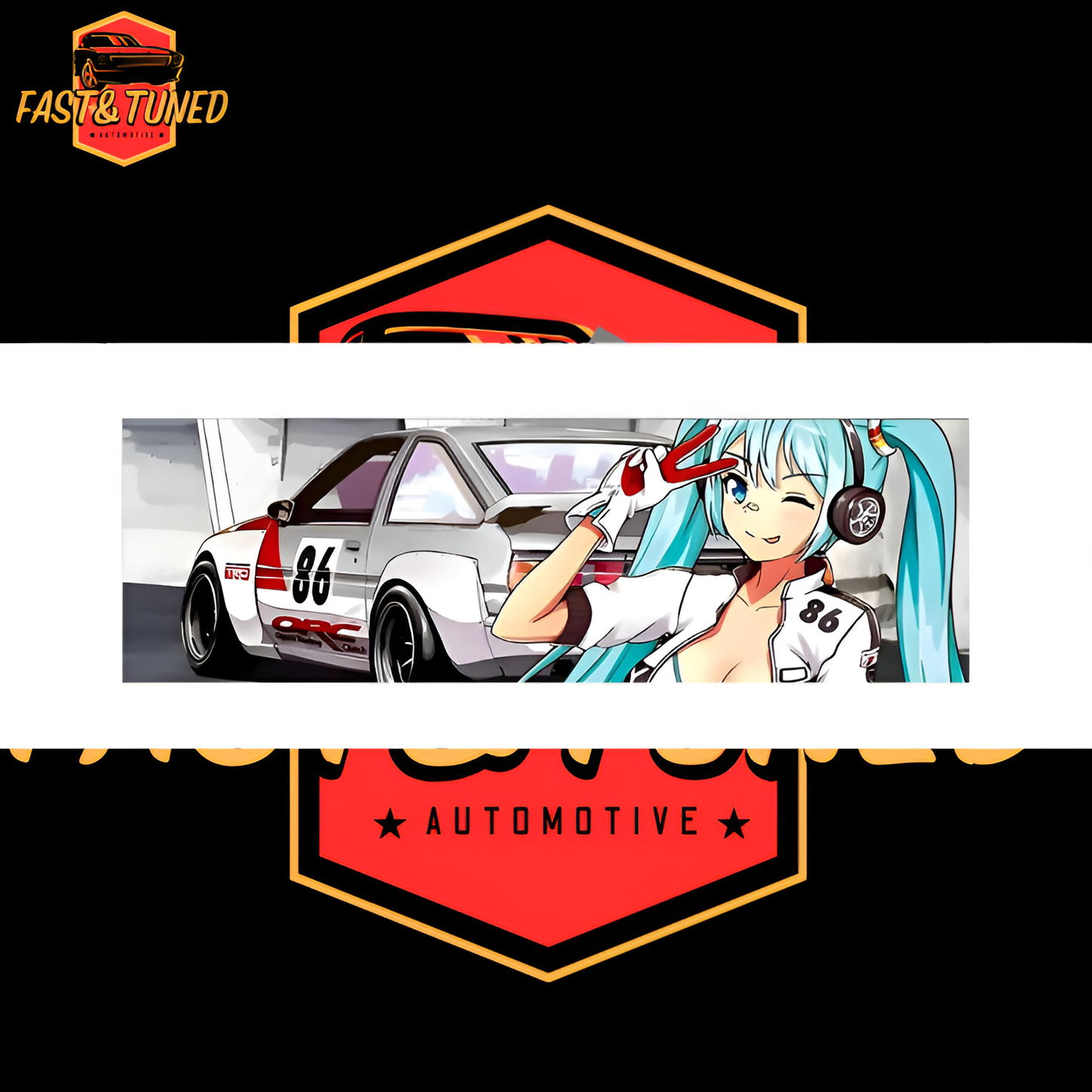 CARS AND GIRLS ANIMÉ - Collection de Stickers