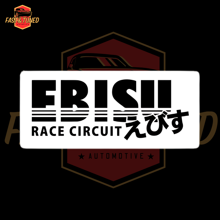autocollant japonais circuit ebisu