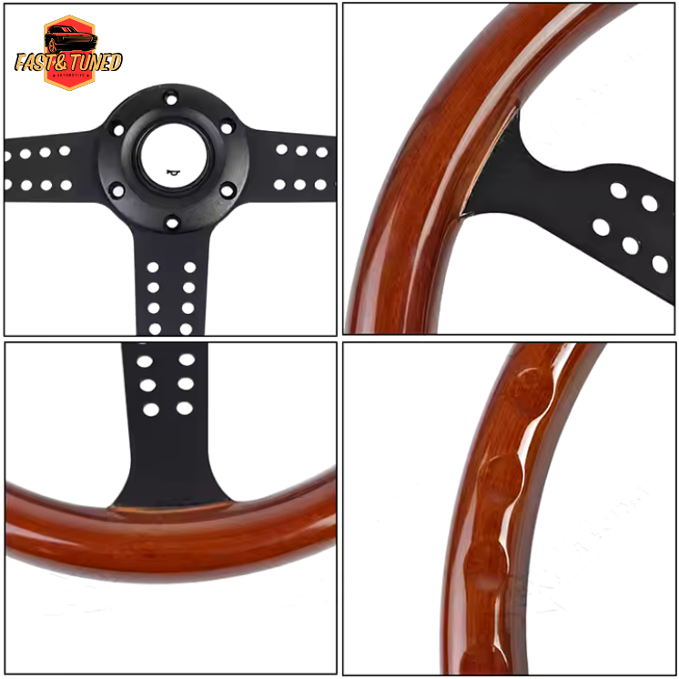 nouveaux volant sport en bois