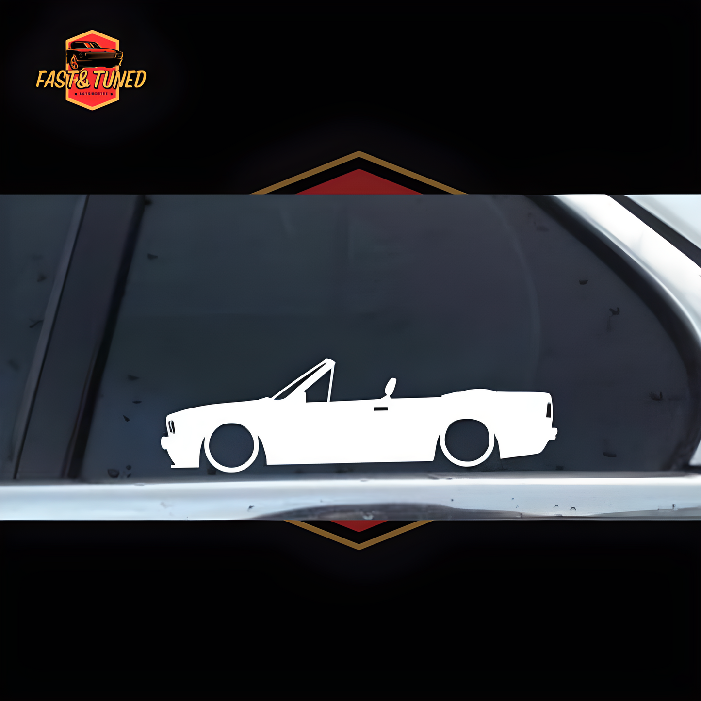 Silhouette BMW série 3/4 - Collection de stickers