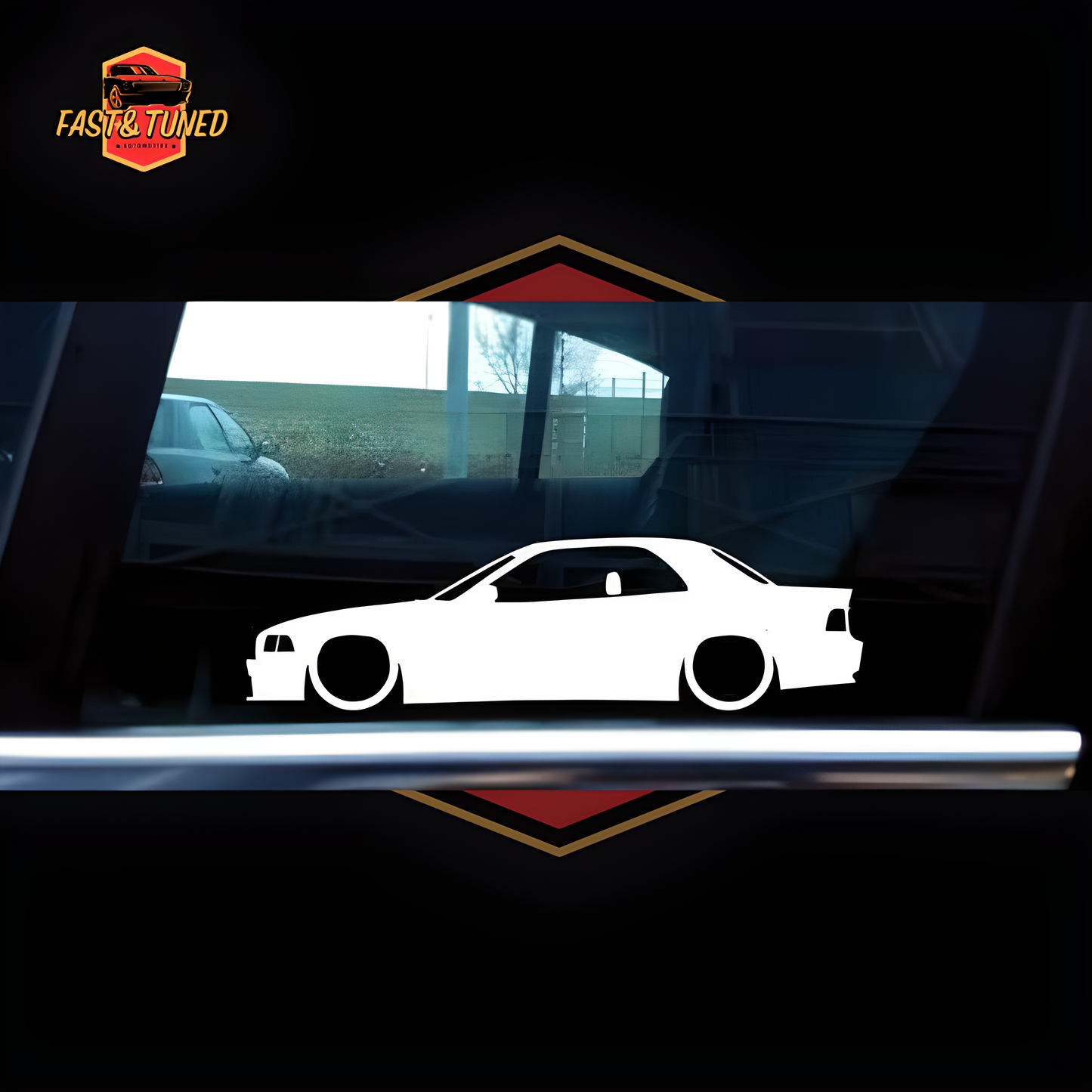 Silhouette BMW série 3/4 - Collection de stickers