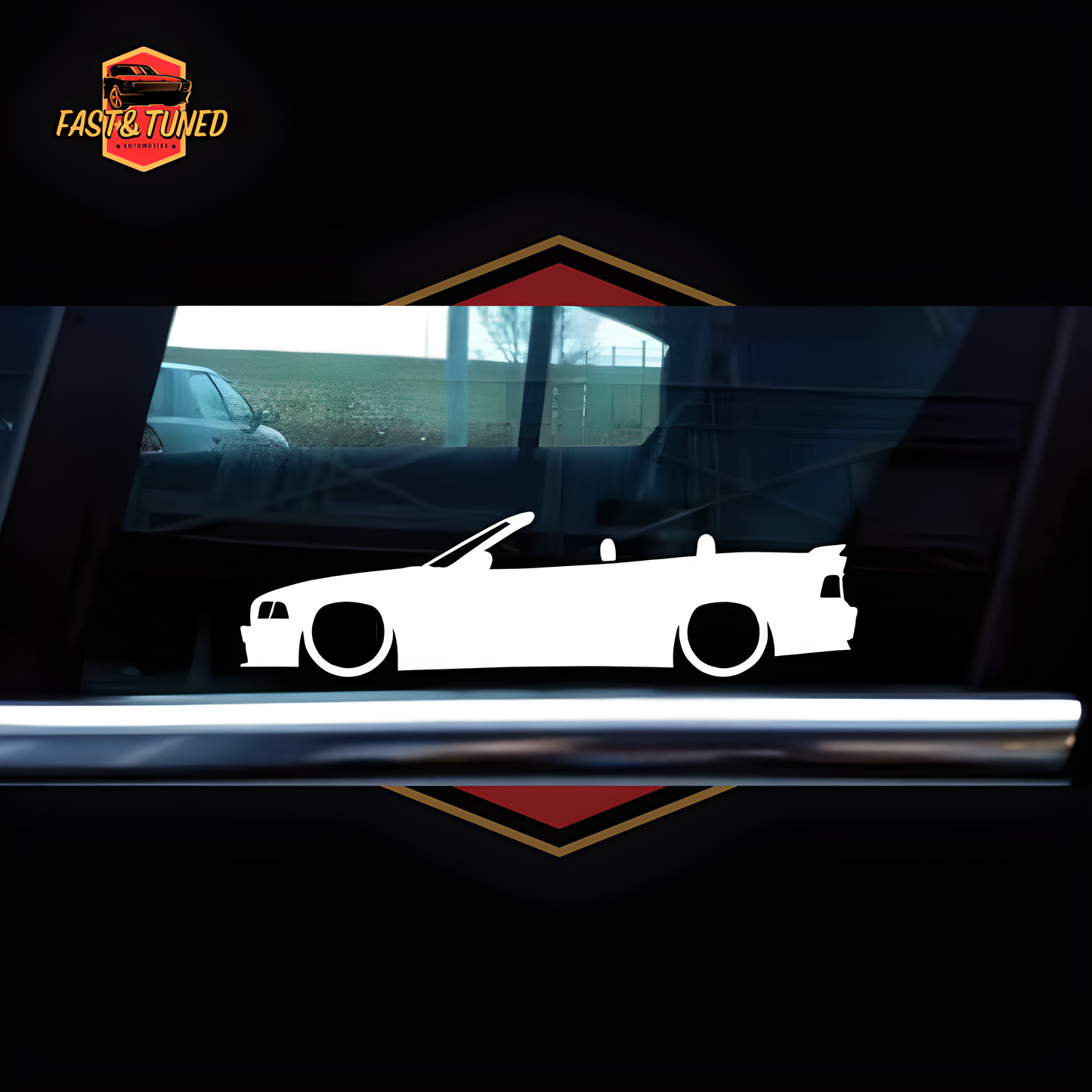 Silhouette BMW série 3/4 - Collection de stickers