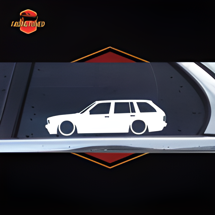 Silhouette BMW série 3/4 - Collection de stickers