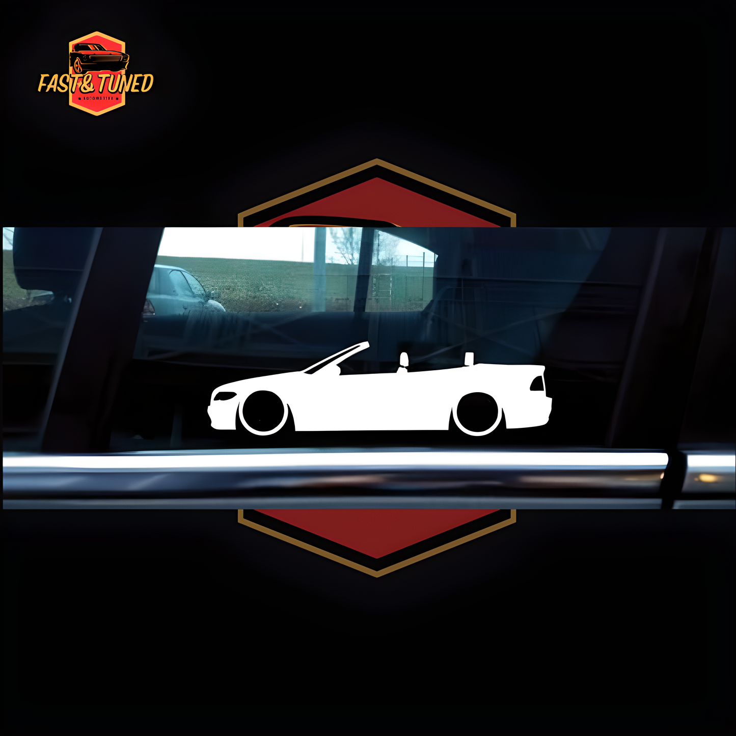 Silhouette BMW série 3/4 - Collection de stickers