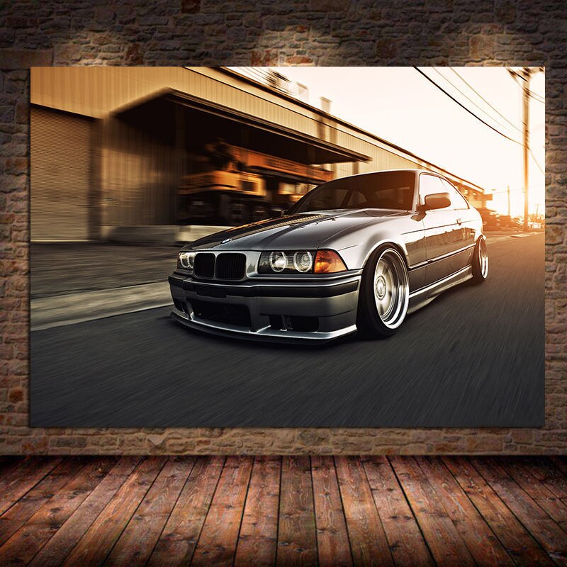 BMW E36 - Toile de décoration intérieure